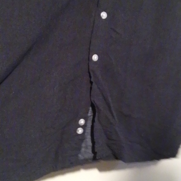 Vintage Leaf Martini Print Casual Short Sleeve Button up - Picture 4 of 8